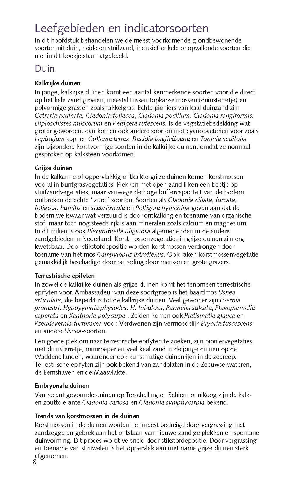Veldgids Korstmossen van duin, heide en stuifzand (2023)